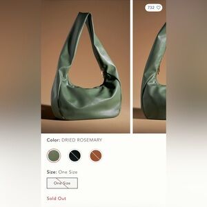 Anthropologie - Timmie faux leather slouchy shoulder bag